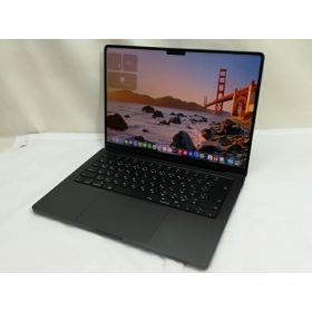 【中古】Apple MacBook Pro 14インチ M4(CPU:10C/GPU:10C) 16GB/512GB スペースブラック MW2U3J/A(14インチ,M4,2024)【川崎】保証期間1ヶ月【ランクA】