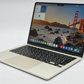 【中古】Apple MacBook Air 13インチ M3(8コアCPU/8コアGPU) 8GB/256GB スターライト MRXT3J/A