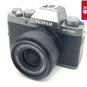 【中古】 【良品】 フジフイルム X-T100 レンズキット ダークシルバー 【ミラーレス一眼】 【6ヶ月保証】