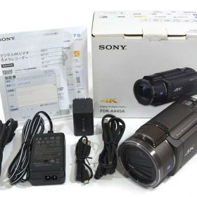 元箱付 SONY ソニー Handycam FDR-AX45A デジタル 4K ビデオカメラ