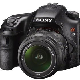 【中古】【整備済み品】SONY ミラーレス一眼 α57 ズームレンズキット DT 18-55mm F3.5-5.6 SAM付属 SLT-A57K