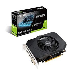 ASUS GeForce GTX 1650 グラフィクスボード OC/4G/DDR6/補助電源 (PH-GTX1650-O4GD6-P)